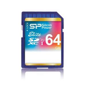 Silicon Power 64GB SD XC memória kártya UHS-I Elite 63495486 