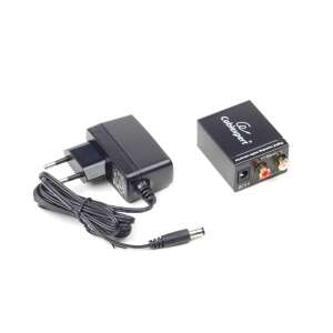 Convertor audio digital la analog Cablexpert cu adaptor de alimentare - Gembird