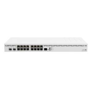 Mikrotik CCR2004-16G-2S+ рутер, преден изглед, 16 Gigabit Ethernet порта, 2 SFP+ порта - MikroTik