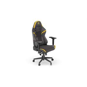 Pohľad z uhla na herné kreslo ENDORFY Gaming Chair Scrim YL - Čierne/Žlté - Nábytok