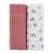 P&M Petite&Mars Misty Rose Rainbow Bamboo Muslin Swaddle Set, 2 Pack, 120x120cm