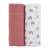 P&M Petite&Mars Misty Rose Rainbow Bambus Musselin Swaddle Set, 2er Pack, 120x120cm