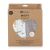 P&M Bambus Musselin Misty Grey Planes 2er-Pack Wickelset in Verpackung