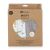 P&M Bambus Musselin Misty Grey Planes 2er-Pack Wickelset in Verpackung