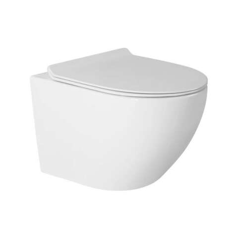 Gamma Rimless fali WC csésze + soft-close slim WC ülőke