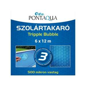 Szolár takaró 6 x 12 m 500micron Tripple Bubble