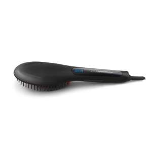Esperanza Kelly hair straightening brush, black, ceramic plates, LCD display, 230 degrees Celsius - Hair styling brush