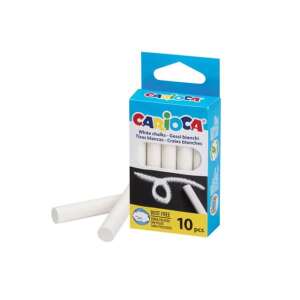 Carioca weißer Kreidesatz, 10 Stück, staubfrei, zum Schreiben auf Tafeln - Kreiden