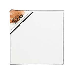 Artistline Canvas 20x20 cm Keilrahmen, weiß, grundiert, zum Malen bereit - Leinwände zum Bemalen