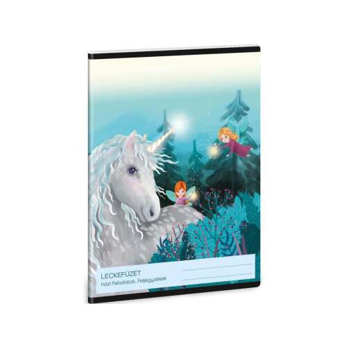 Caiet Ars Una Stardust cu unicorn, A5, 38 pagini, caiet școlar, design cu unicorn