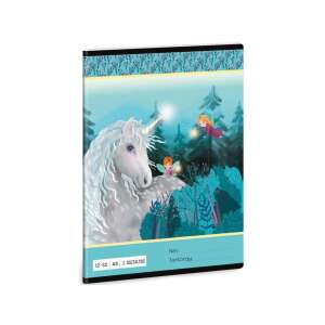Caiet liniat Ars Una Stardust cu model de unicorn, clasa a 3-a, A5, 32 pagini - Ars Una