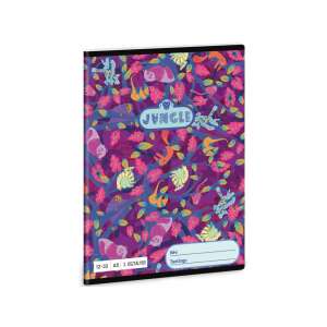 Caiet liniat Ars Una Jungle clasa a 3-a A/5 32 pagini, cu un design colorat cu animale din junglă - Ars Una