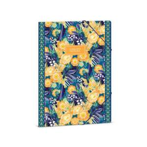 Ars Una Catalina Estrada Parrot Tropical A4 mappa színes papagájokkal és virágmintával - Irattartó mappa