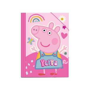Peppa Pig rosa Gummifordner, 25x35cm, Schulbedarf - Peppa Pig