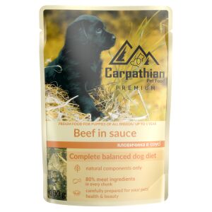 Carpathian Premium Hrană pentru căței - Vită - 100g 131698362 - Hrane pentru câini