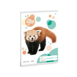 Caiet Ars Una Cuki állatok cu panda roșie, dimensiune A5, 32 pagini - Ars Una