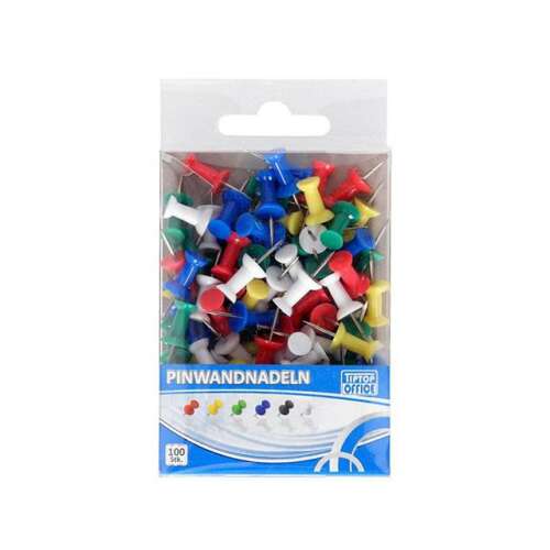 Színes térképtűk 100 darabos csomagban, tökéletes térképekhez, táblázatokhoz és hirdetőtáblákhoz