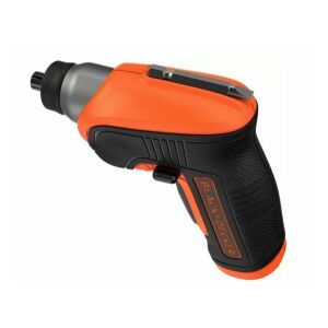 Black &amp; Decker CS3652LC Anchor screwdriver, 3.6V Li Ion, 1.5Ah, 5.5 Nm, 180 rpm, LED + Right-hand angle screwdriver attachment 127384463 - Black & Decker Drill and Screwdriver