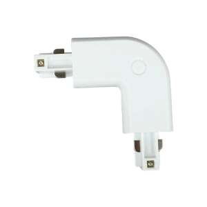 V-TAC L alakú tracklight sín csatlakozó, fehér, SKU 3529 - Áramvezető sín alkatrész