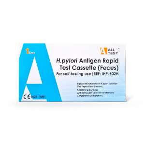 Casseta de test rapidă Alltest pentru antigenul H.pylori (fecale) pentru autotestare - Test de diagnostic rapid