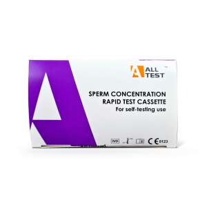 Alltest Caseta de test rapid pentru concentrația spermei pentru utilizare la domiciliu - Test de diagnostic rapid