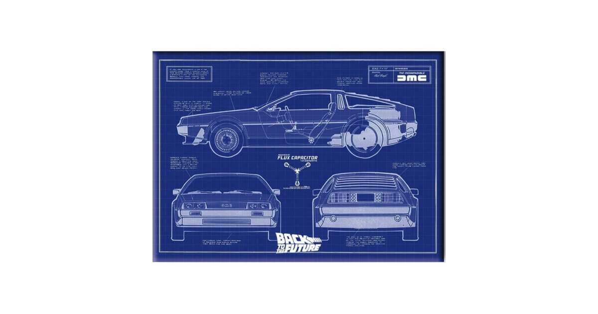 Back To The Future Dmc Blueprint H T M Gnes Pepita Hu