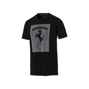 Puma Ferrari férfi fekete póló Ferrari logóval - Ferrari