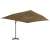 Graubrauner Sonnenschirm für den Außenbereich mit tragbarem Fuß 63567856