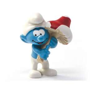 Figurka Smurfa Schleich z grzybkiem, 5 cm wysokości - Produkt dla fanów gamingu