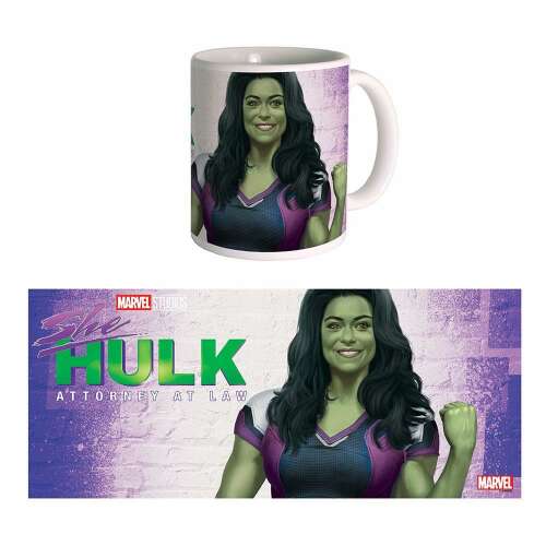 Marvel She-Hulk Bögre, 300 ml Kerámia Kávés Bögre - Semic