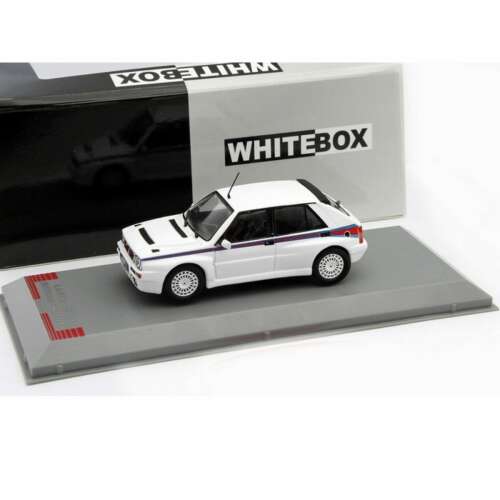 Whitebox 1:43 méretarányú Lancia Delta Integrale Martini 1992 modell autó, fehér - Modell és makett