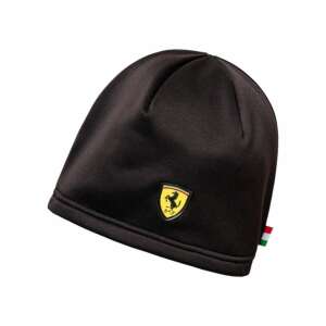 Fekete Ferrari sapka a Ferrari logóval és olasz zászlóval - Ferrari