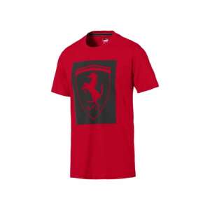 Puma Ferrari férfi piros póló Ferrari logóval - Ferrari