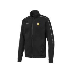 Puma Ferrari férfi fekete-fehér pulóver Ferrari logóval - Ferrari