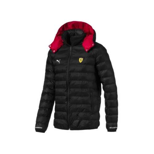Puma Ferrari férfi steppelt kabát fekete 2019