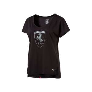 Puma Ferrari női póló a Ferrari logóval ezüstben - Ferrari