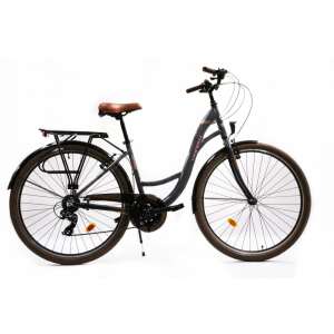 Corelli Glowie 28 könnyűvázas női trekking kerékpár, grafit, 48 cm-es váz - Corelli