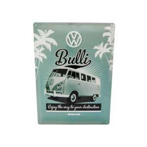 Volkswagen Bulli retro fém tábla, 30 x 40 cm, Enjoy the way to your destination - Nostalgic-Art