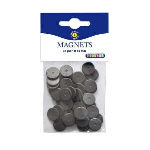 Playbox 36 db 15 mm-es kerek mágnes átlátszó műanyag tasakban - Playbox
