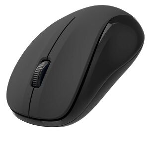 Angled view of Hama MW-300 V2 black wireless optical mouse - Mouse