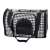 Black and white houndstooth pet carrier bag, 49cm