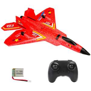F22 távirányítós játék repülőgép - piros 71535651 Helikopterek, repülők