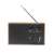 Radio internet Denver DAB-46DARK GREY cu cabinet din lemn, afișaj digital și antenă telescopică