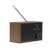 Denver DAB-46DARK GREY internetové rádio s dreveným krytom, digitálnym displejom a teleskopickou anténou