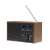 Denver DAB-46DARK GREY internetové rádio s dreveným krytom, digitálnym displejom a teleskopickou anténou