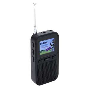 Absolut Relax DAB+ FM Digital Radio with Color Screen, Black - Audio