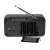 Denver DAB-42 Black Portable Digital Radio back view with battery compartment open