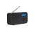 Denver DAB-42 Black Portable Digital Radio angled side view
