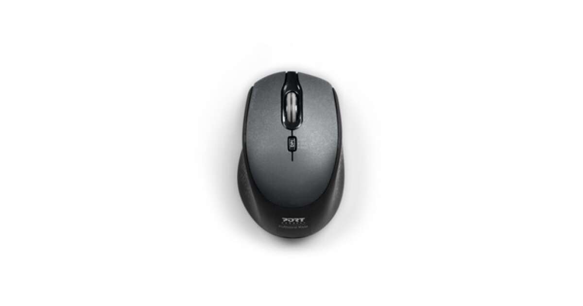 Port Designs 900713 Kétkezes RF Wireless + USB Type-C 1600 DPI egér 63881517