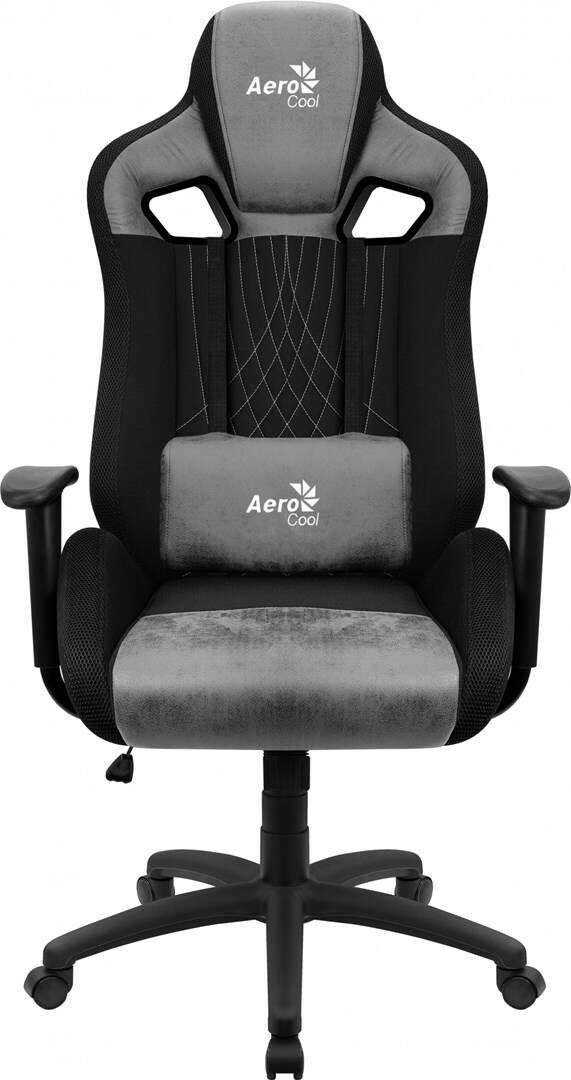 Aerocool earl aerosuede univerzális fekete, szürke gamer szék